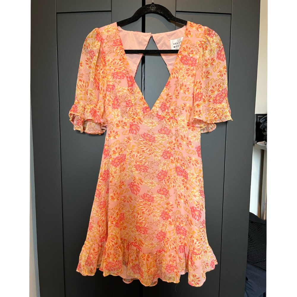 Hello Molly Smell the Roses Pink Dress